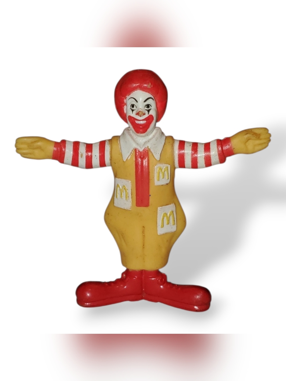 McDonald's Red & Yellow Clown Figure Toy